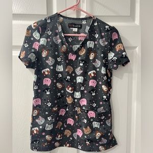 KOI Basics XS Scrub top
